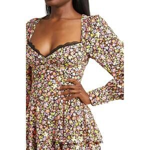 AFRM Modesto Floral Long Sleeve Dress - SP
